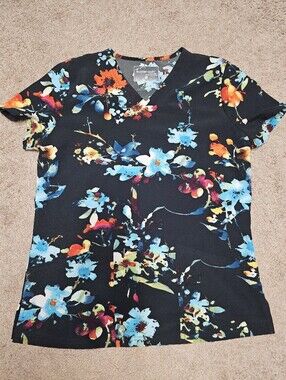 Uniform Advantage Floral Scrub Top